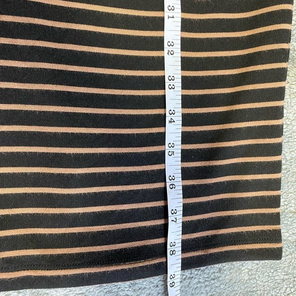 Popular Basics striped tank Bodycon dress women’s size L - Picture 9 of 14